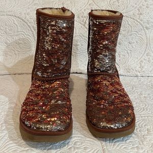 Ugg sequin boots,‎ size 6